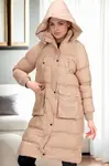 Z9736 DEWBERRY WOMEN'S JACKET-BEIGE