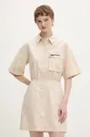 Karl Lagerfeld Jeans košilové šaty bavlněné
