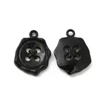 Spray Painted Alloy Pendants