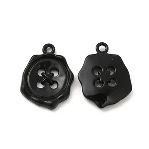 Spray Painted Alloy Pendants