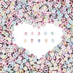 1200Pcs Opaque White Acrylic Beads