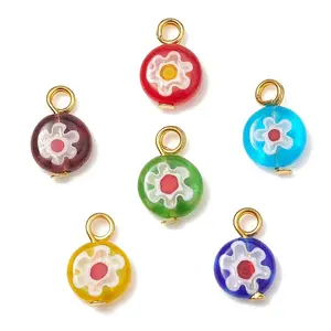 Handmade Millefiori Glass Pendants