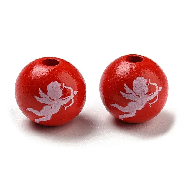 Printed Wood Beads