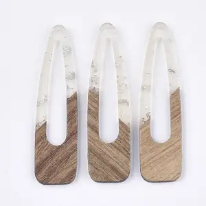 Resin & Walnut Wood Big Pendants