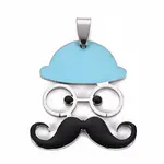 201 Stainless Steel Enamel Pendants