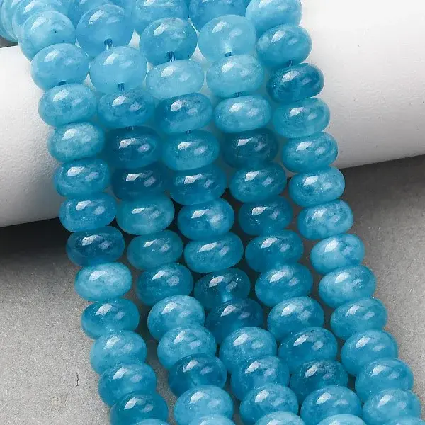 Natural White Jade Beads Strands