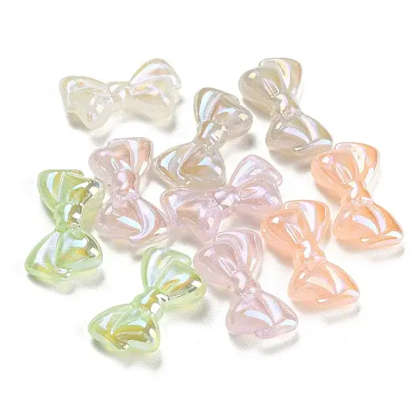 Iridescent Plating Acrylic Beads