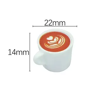 Resin Miniature Coffee Cup Ornaments