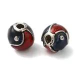 Rack Plating Brass Enamel Beads