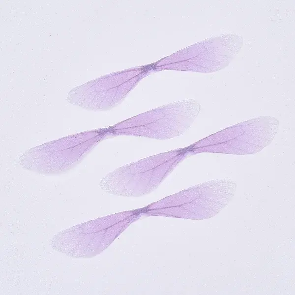 Polyester Fabric Wings Crafts Decoration
