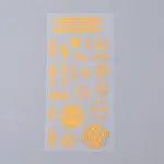 Waterproof Self Adhesive Hot Stamping Stickers Sets