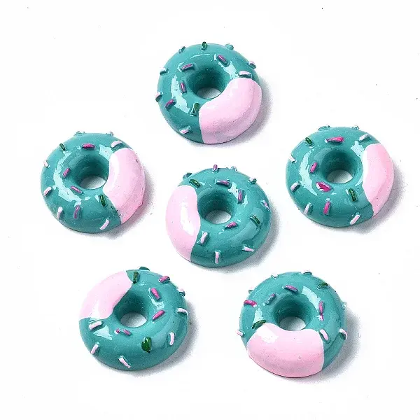 Spray Painted Resin Cabochons