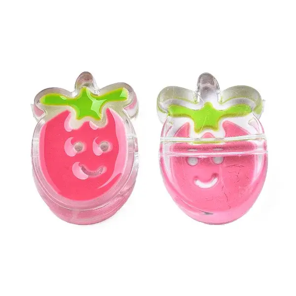 Transparent Acrylic Enamel Beads