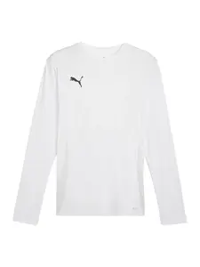 PUMA Funkčné tričko 'TeamGOAL '  čierna / biela