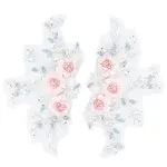 2Pcs Polyester Computerized Embroidered Appliques