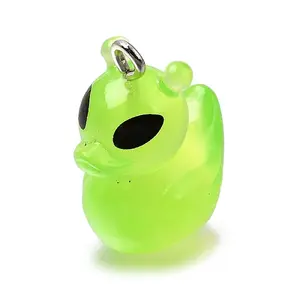 Luminous Transparent Resin Pendants