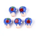 Handmade Lampwork Bumpy Beads