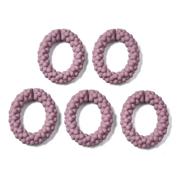 Spray Painted CCB Plastic Linking Rings