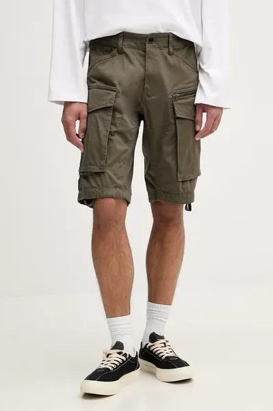 G-Star šortky cargo pánske bavlnené s elastanom Rovic zip regular