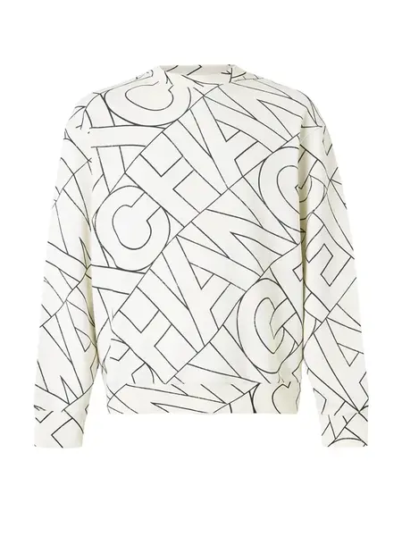 ARMANI EXCHANGE Mikina  čierna / šedobiela