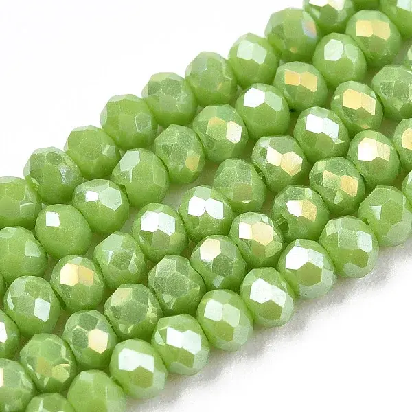 Electroplate Glass Beads Strands