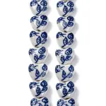 Handmade Blue and White Porcelain Beads Strands