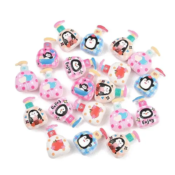 Printed Opaque Acrylic Beads