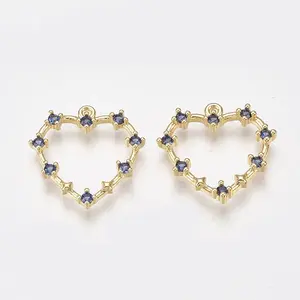 Brass Cubic Zirconia Pendants