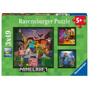 Ravensburger Minecraft Biomes 3x49 dílků