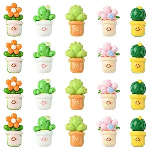 50Pcs 5 Styles Opaque Resin Decoden Cabochons