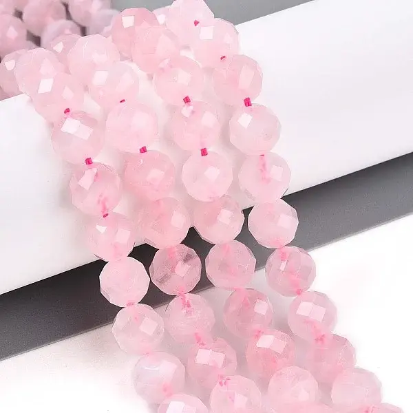 Natural Rose Quartz Beads Strands