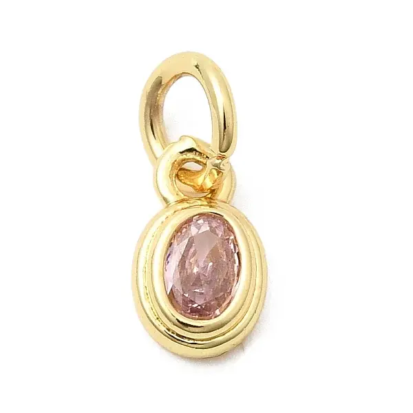 Brass Cubic Zirconia Charms
