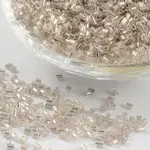 Two Cut Glass Seed Beads