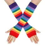 Acrylic Fiber Yarn Knitting Fingerless Gloves