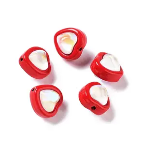 Spray Painted Alloy Bead