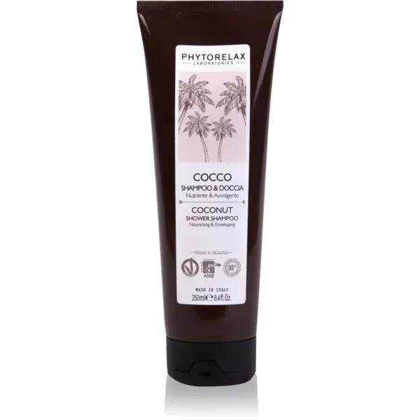 Phytorelax Laboratories Coconut sprchový gel a šampon 2 v 1 250 ml