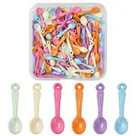 100Pcs Opaque Acrylic Pendants