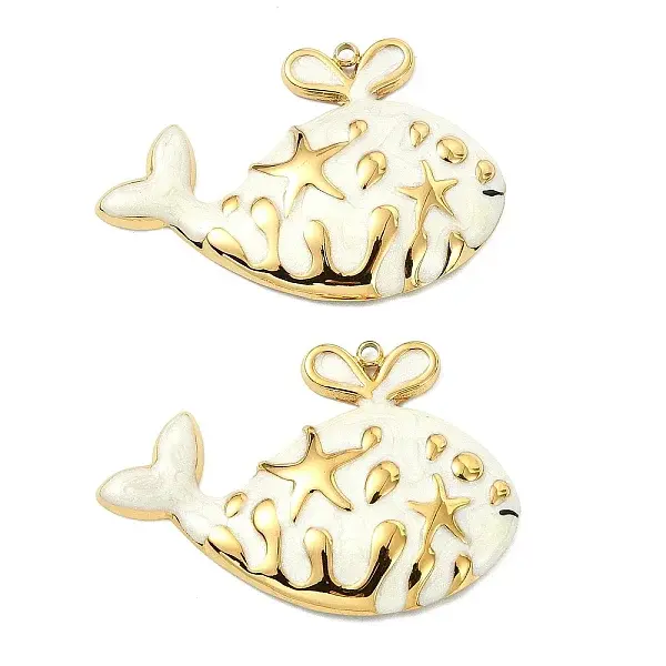 Ocean 304 Stainless Steel Enamel Pendants