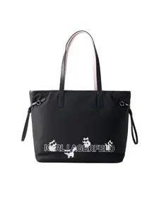 Karl Lagerfeld Shopper 'IKON CHOUPETTE'  čierna / biela