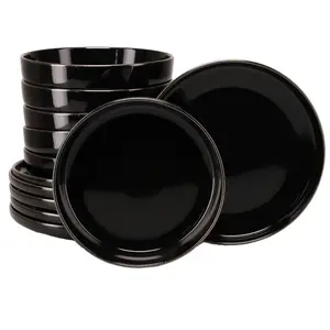 Creatable JÍDELNÍ SOUPRAVA Nordic Festive Schwarz 12dílné