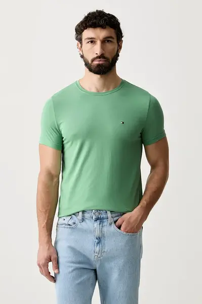 Tommy Hilfiger  basic tričko pánské bavlněné s elastanem