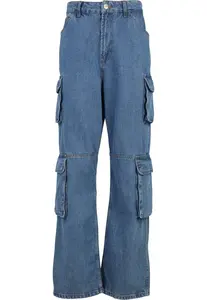 2Y Studios Rifľové kapsáče 'Aidan'  modrá denim