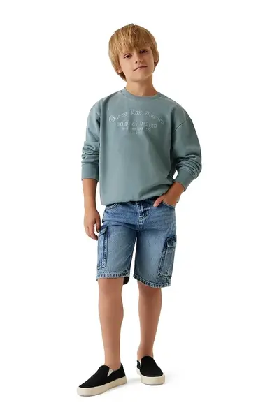 Guess cargo šortky dětské džínové