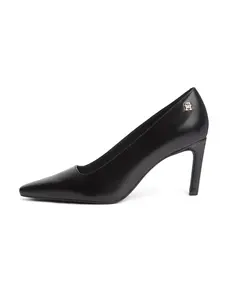TOMMY HILFIGER Lodičky 'TH Monogram High Heels'  čierna