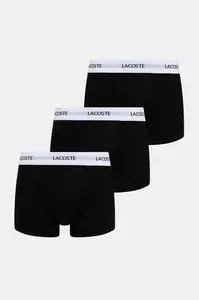 Lacoste přiléhavé boxerky pánské bavlněné s elastanem 3-pack