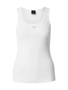 PINKO Top 'CALCOLATORE'  biela