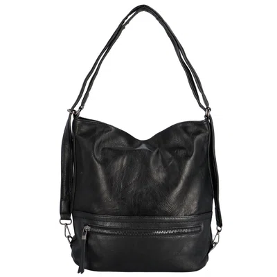 Dámský kabelko-batoh černý - Romina & Co Bags Wolfe