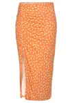 VIVANCE Sukňa 'VIVANCE'  oranžová / biela