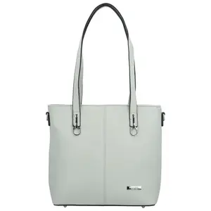 Dámská kabelka na rameno světle šedá - Delami Royal Class