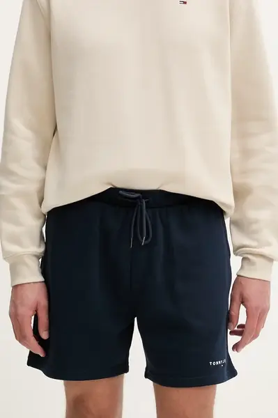Tommy Jeans teplákové šortky pánské s bavlnou